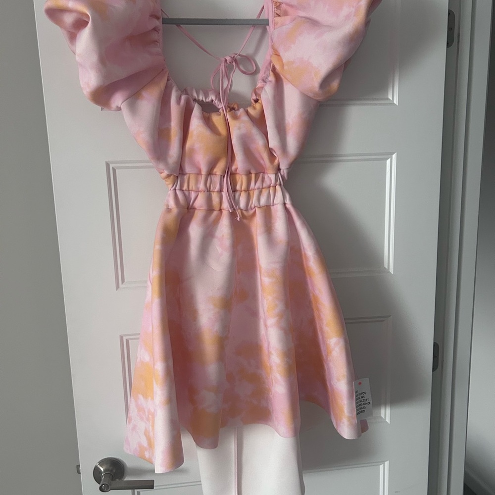ASOS Pink and Orange Mini Dress